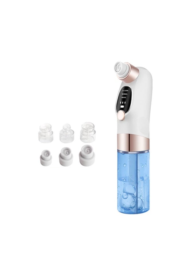 جهاز شفط كهربائي لإزالة الرؤوس السوداء وتنظيف المسام، جهاز شفط للوجه يعمل بدورة مياه فقاعية صغيرة لإزالة حب الشباب والبثور والرؤوس السوداء، أداة تجميل لتنظيف المسام بعمق - Image 1